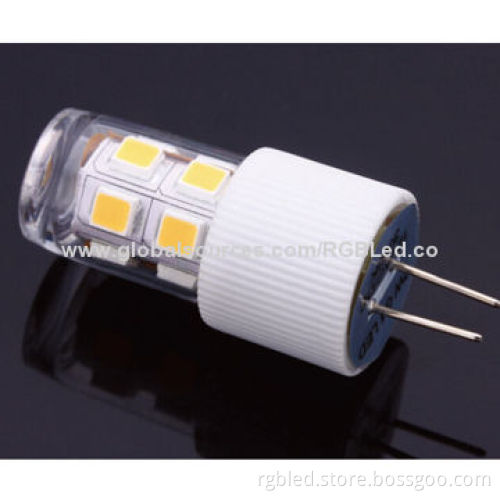 G4 bulb with cover, 2.0W, 13pcs 2835SMD, 190-200lmNew